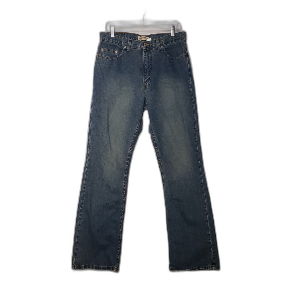 LONDON JEAN Straight Leg Denim Blue Jeans Womens Size 14